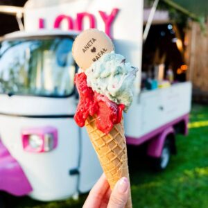 Mobilna Lodziarnia na weselu