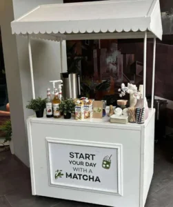 stoisko z matcha