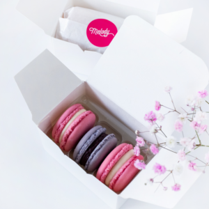 3 makaroniki Melody w prezentowym pudełku