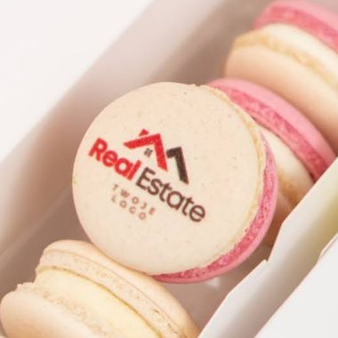 Makaroniki z nadrukiem bez ozdobnego opakowania